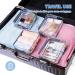 Vorspack Clear Toiletry Bags 4 Pack - TSA Approved Quart Size Toiletry Bag Set for Men and Women, Grey - Zipper Closure, Clear Makeup Bags for Travel - Buy Online on GoSupps.com