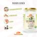 Organic Virgin Coconut Oil 500ml | Raw Cold Pressed from Sri Lanka | NaturaleBio Unrefined & Natural | Pack of 1 - Buy Online on GoSupps.com