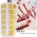 Sanwood 12 Grids Nail Art Flakes & Glitter - Colorful Sequins Gems & Shell Strass for DIY Manicure & Handicrafts - Buy Online on GoSupps.com