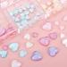 3D Heart Nail Charms Kit | Color Resin Shapes for Acrylic Nails | Nail Art Accessories for Women and Girls - Buy Online on GoSupps.com