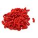 100 Super Soft Hair Ponios Girls Hair Accessories Ponytail Holders Pig Tails Fine Hair Accessories with storage bag (Red)