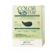 Colorerbe permanent dye with extract. bio Black (1.0) in Gel Without Ammonia Resorcin Parabens Optimal Coverage of White Hair Nourishes Protects Illuminates MadeInItaly