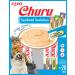 Inaba Churu Puree Katzenleckerli Multipack - 5x tuna & Jakobsmussels 5x chicken & scallops 5x tuna & salmon and 5x chicken & shrimp 20 tubes seafood (previous design) 280 g (1 Pack)