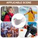 Facynde Cute Cloud Shape Facial & Ear Protection - Soft Rabbit Fur Slim Face Cover & Ear Warmer for Winter - Buy Online on GoSupps.com