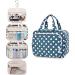 Narwey Women's Hanging Travel Toiletry Bag - Polka Dot Medium Size Organizer for Cosmetics and Makeup Accessories - Buy Online on GoSupps.com