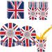 REMEK Coronation of King Charles III | Coronation of King Charles III Set Plates Napkins and Cups Union Jack for Coronation Parties Charles Commemorative Set Crown - 4-piece set - Buy Online on GoSupps.com