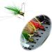 YAZHIDA Fly Fishing Flies Kit for Trout, Salmon, and Bass - Dry/Wet Flies, Nymphs, Streamers, and Poppers | Waterproof Fly Box Included - Buy Online on GoSupps.com