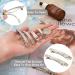 100Pcs Iron French Barrette Hair Clips in 4 Sizes - DIY Hair Accessories Making - Platinum Finish - Buy Online on GoSupps.com
