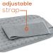 Beurer UHP49 Heating Pad for Back Pain Relief - 6 Heat Settings, Soft Microplush Fabric - Machine Washable with Auto Shut Off - Electric Heating Pad for Cramps and Muscles - Adjustable Strap - Buy Online on GoSupps.com