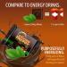 Driving Energy - Caffeinated Energy Bite Size - Dark Chocolate Mint Energy Fuel with 150mg Caffeine - Long-Lasting Energy for Gym, Workout, Adults - Great Taste - Low Carb - Healthy Snack - 30 Count - Buy Online on GoSupps.com
