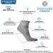 Doctor's Choice Diabetic Socks for Men | Seamless Ankle Socks with Non-Binding Top, Aloe Infused | Comfort for Gout | No Show | Large Size 10-13 - Buy Online on GoSupps.com