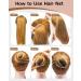 Lictin Hair Bun Maker Set with Invisible Hair Nets, Donut Bun Maker, Hair Elastic Bands, and U Shaped Hair Pins - Buy Online on GoSupps.com