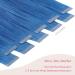 Buy Real Hair Blue Tape Extensions - 10pcs Invisible Smooth 45cm 25g | Durable Highlight Extensions for Girls - Buy Online on GoSupps.com