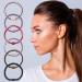 Cotton Braided Hair Ties - 12 Pieces Elastic Ponytail Holders for Women & Girls | Thick, Heavy, Curly Hair Accessories in Elegant Colors - Buy Online on GoSupps.com