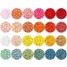 QUEFE Glass Seed Beads Bracelet Making Kit - 44000pcs 2mm 12/0, 48 Colors Craft Beads for Jewelry Making with Storage Boxes, Charms, Jump Rings, and Elastic Cord - Buy Online on GoSupps.com