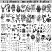 Cerlaza 112 Sheets Temporary Tattoos for Women & Men - Waterproof, Long Lasting Fake Tattoos with 270 Styles - Realistic & Durable Tatuajes Temporales - Buy Online on GoSupps.com