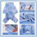 Buy XXS Blue Cotton Dog Sweater with Legs | Windproof Puppy Overall & Warm Pajamas for Small Medium Dogs - Buy Online on GoSupps.com