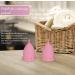 Buy 2 Avaloona Menstrual Cups - Made in Germany Fairtrade Organic Cotton Bags - Hygienic Sustainable Anti-Allergen & Vegan - Double Pack (Large Pink) - Buy Online on GoSupps.com
