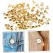 NUOBESTY 150 pcs Bag Accessories Rivet Crafts Shoe Rivets Stud Craft for Kit Turquoise Spikes Studs DIY 0.9X0.7cmx3pcs As Shownx3pcs - Buy Online on GoSupps.com