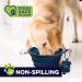 Bonza Large Collapsible Dog Bowl 1000 mL - Sturdy Reinforced Rim - Navy Blue | Includes Carabiner & Water Bottle Holder Keychain - Buy Online on GoSupps.com