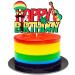 Reggae Dancehall Happy Birthday Cake Topper - Summer Dance Party Cake Topper - Hawaiii Pool Decorations For Men