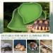 Reptile Leaf Food Water Bowl Green Tortoise Water Dish Food Feeding Plate Turtle Terrarium Accessories Outside for Lizards Hamsters Snakes Pet Aquarium Ornament (Large & Small) - Buy Online on GoSupps.com