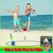 Glow in The Dark Lawn Darts Game - Family Fun Outdoor Game with Rings and Soft Tip Darts - Includes Carrying Bag - Perfect Gift for Adults & Teens - Buy Online on GoSupps.com