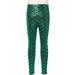 Jhaoyu Kids Girls Mermaid Leggings | Shiny Green Metallic Fish Scale Pants 7-8 Years | Perfect for Dance Party & Christmas Costume - Buy Online on GoSupps.com