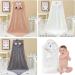 Vega Hooded Towel for Babies - Personalized Baby Bath Towel 80x80 cm Soft & Stylish with 3 Pattern Options - Buy Online on GoSupps.com