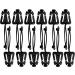 GearHill Molle Web Dominators - Tactical Backpack Accessories, Black 12 Pieces - Buy Online on GoSupps.com