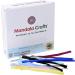 Mandala Crafts 1 Inch Elastic String with Cord Lock for Face Mask - 100 Multi Color Pack | Adjustable Ear Loop Strap for DIY Mask Making - Buy Online on GoSupps.com