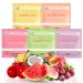 Fruit Blend Sample Pack Feminine Wipes For Women pH Balanced Biodegradable Flavored Intimate Wipes - Pack of 10