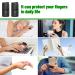 Eulant Finger Bandage - 2 Pack | Velcro Fastener Elastic Stabilizer & Neoprene Protection for Sports | Finger Orthesis Size M (4.5-6.5cm) - Buy Online on GoSupps.com