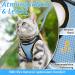Rabbitgoo Cat Dishes Set Premium Cat Linen with Leash | Ideal for Stylish Feline Dining - Buy Online on GoSupps.com