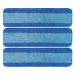 3 Pack for Bona Microfiber Cleaning Pad, Microfiber Mop Pads Compatible with Bona Mop for Bona Hardwood Floor Cleaner 18 Inch Normal Normal