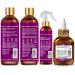 Shop Difeel Pomegranate & Manuka Honey Hair Care Set - Nourishing Shampoo Conditioner Leave-in Spray & Hair Oil - 12oz & 8oz - International Shipping - Buy Online on GoSupps.com