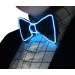 Brejkdo 2pcs Set Men's Light Up LED Suspenders and Bow Tie - Perfect for Music Festivals Halloween Costumes Parties - Blue - Buy Online on GoSupps.com