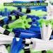 CHAMPKEY Premium 5 Prongs Golf Plastic Tees (75 Pack) - Reduce Friction & Side Spin | Mixed Color 3-1/4 - Buy Online on GoSupps.com