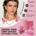 Bunnies Hair Gel Curler Express Curl Kit - Low Heat Hair Curler for Beautiful Damage-Free Curls - Long Hair Wrap Curler - Pink - Buy Online on GoSupps.com