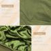 JALANCY 4 PCS Men's Turban Set - Vintage Twist Head Wraps in Modal and Satin Lined Scarf - Black, Wine Red, Army Green, Dark Gray - Medium - Buy Online on GoSupps.com