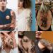 Yazhiji 70sheets Waterproof Temporary Tattoo for Kids - 10 Half Arm Rose Snake Clock Fake Tattoos + 60 Tiny Bird Flower Owl Deer Stickers - Buy Online on GoSupps.com