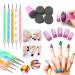 48 Sheet Water Transfer Nail Sticker Decals with Rhinestones, Metal Studs, Nail Files, Dotting Pen - Nail Art Tools Kit for DIY Manicure and Fingernail Designs - Buy Online on GoSupps.com