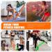 Non-Latex Resistance Bands Set - 1.8m Orange/Green/Blue - Ideal for Physical Therapy, Strength Training, Yoga, Pilates - Home Workout Bands with Various Strengths - Buy Online on GoSupps.com