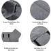 Dog Wadry Coat - Quick Drying Bath Towel for Large & Medium Dogs | Absorbent Adjustable Collar & Waist Bathrobe | Gray M - Buy Online on GoSupps.com