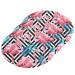3-Pack Cleaning Kitchen Sponges Oval Tropical Pink Flamingo Stripes Kitchen Cellulose Dishwashing Wood Pulp Cotton