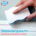 25 Pack Extra Durable Eraser Sponges - Premium Melamine Power Scrubber for Bathroom, Kitchen, Floor, Bathtub, Toilet - Long Lasting Bulk Cleaning Sponges - Buy Online on GoSupps.com