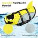 Alagirls Dog Swim Vest - Reflective Lifeguard Training for Pets | Summer Bathing Clothes | Yellow XXL (Chest 74-84cm) - Buy Online on GoSupps.com