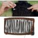 Vintage Tire Comb Lightweight Portable Banana Hair Clips Easy Operation 2 Pieces Strong and Durable for Office (#1) - Buy Online on GoSupps.com