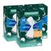 Always Pure Cotton with Flexfoam Pads, Size 4 Overnight Absorbency with Wings, 20 Count, Pack of 3