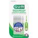 GUM Proxabrush Go-Betweens Reusable Interdental Cleaners Antibacterial Bristles Protective Travel Cap 1414C Green Size 3 Narrow Tight 8 Count Tight 1 count (Pack of 8) Green - Buy Online on GoSupps.com